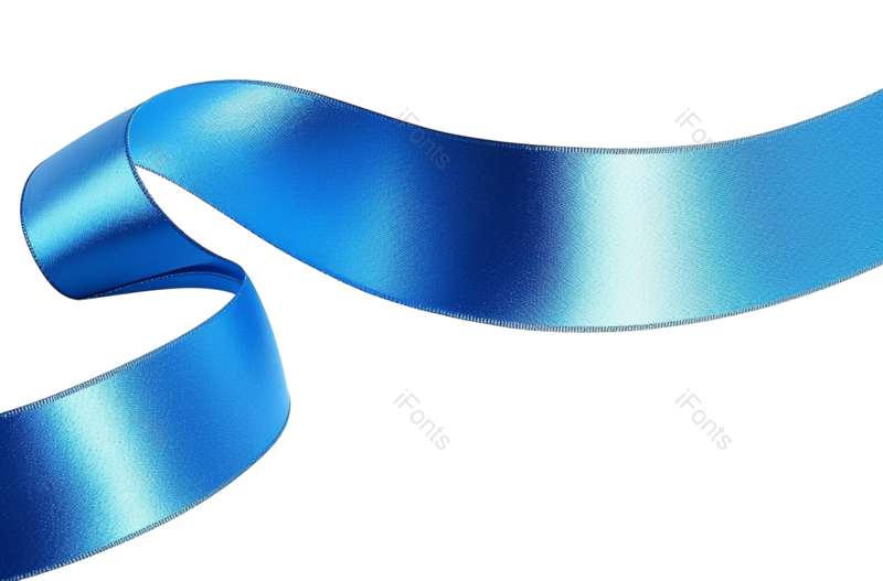 装饰图片,元素元素,丝带PNG,蓝色免抠素材